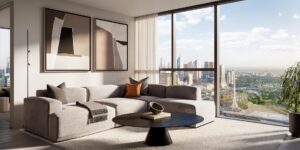 Living Room with North East Views