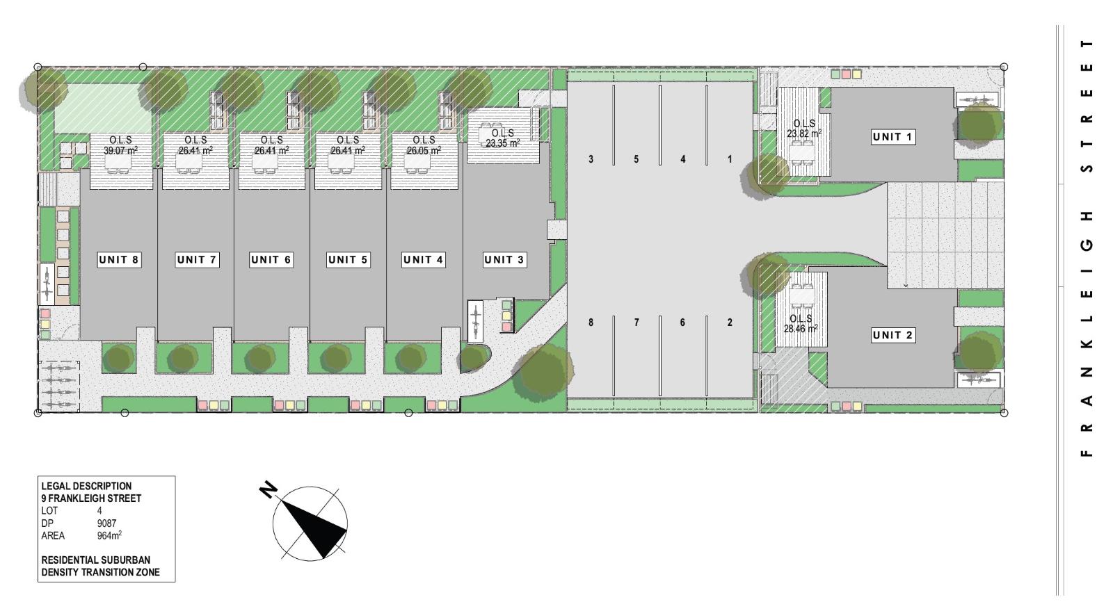 9 Frankleigh Street Site Plan